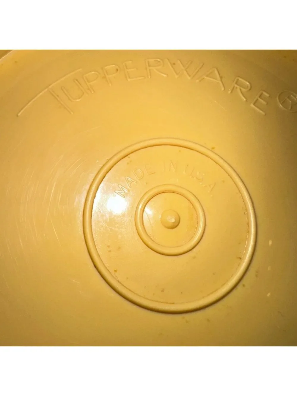 Vintage 1970s Tupperware Set of 7 Harvest Gold Cereal Salad Bowls #890-12 MCM